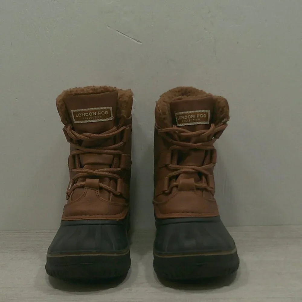 LONDON FOG Boys Waterproof Cheshire Duck Cold Weather Snow Winter Boot Size 12